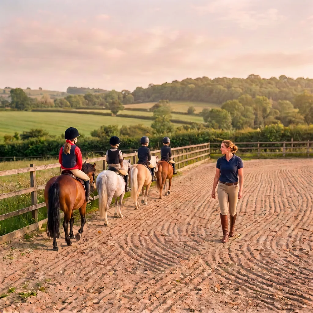 Cours de poney à Ligneyrac, Corrèze